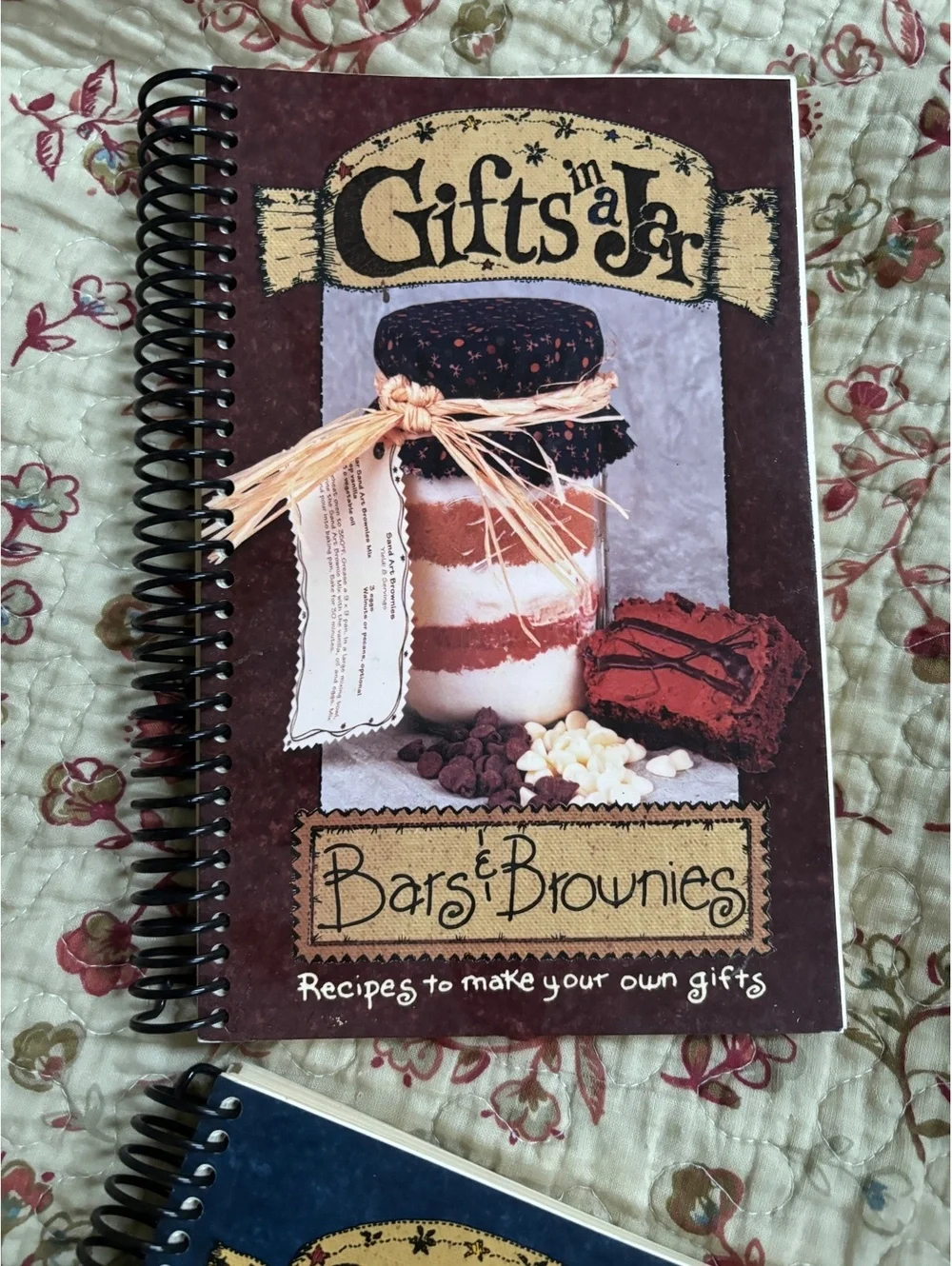 Gifts in a Jar Recipe Books Set - Cookies, Bars & Brownies, Muffins & Breads
